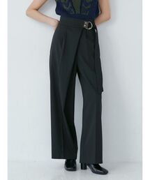 MURUA | アシメベルテッドワイドパンツ(スラックス)