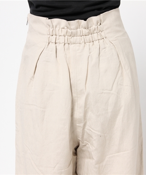 ROSE BUD(ローズバッド)の「S-LPT-15112 W/RIBBON WIDE LEG PANTS(その他パンツ・レディース・ライトベージュ/オリーブドラブ・ONE SIZE)」の6枚目の写真