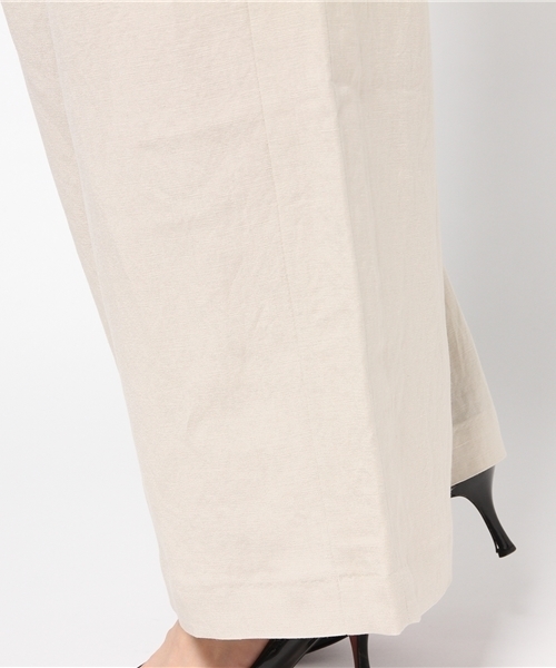 ROSE BUD(ローズバッド)の「S-LPT-15112 W/RIBBON WIDE LEG PANTS(その他パンツ・レディース・ライトベージュ/オリーブドラブ・ONE SIZE)」の5枚目の写真