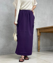 un dix cors | ツイルカーゴロングスカート(スカート)
