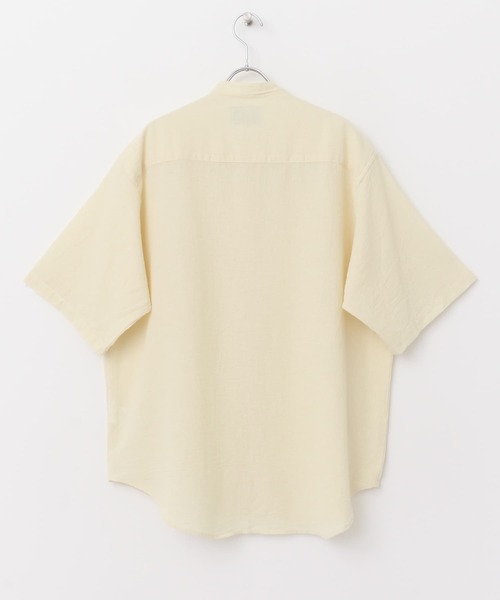 FORK&SPOON(フォークアンドスプーン)の「FORK&SPOON パナマバンドカラーシャツ(シャツ/ブラウス・メンズ・ネイビー/アイボリー・4/5)」の15枚目の写真