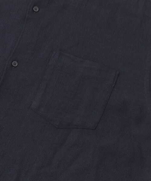 FORK&SPOON(フォークアンドスプーン)の「FORK&SPOON パナマバンドカラーシャツ(シャツ/ブラウス・メンズ・ネイビー/アイボリー・4/5)」の17枚目の写真