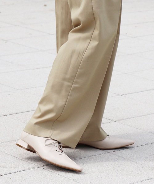 EVOL（イーボル）の「【EVOL】ソフトポインテッドレースアップパンプス IV5204（パンプス・レディース・アイボリー/ベージュ/ブラック・22.0cm/24.0cm/22.5cm/24.5cm/23.0cm/23.5cm）」の11枚目の写真