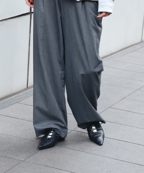 EVOL（イーボル）の「【EVOL】ソフトポインテッドレースアップパンプス IV5204（パンプス・レディース・アイボリー/ベージュ/ブラック・22.0cm/24.0cm/22.5cm/24.5cm/23.0cm/23.5cm）」の20枚目の写真