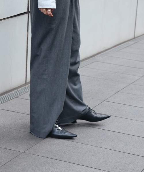 EVOL（イーボル）の「【EVOL】ソフトポインテッドレースアップパンプス IV5204（パンプス・レディース・アイボリー/ベージュ/ブラック・22.0cm/24.0cm/22.5cm/24.5cm/23.0cm/23.5cm）」の21枚目の写真