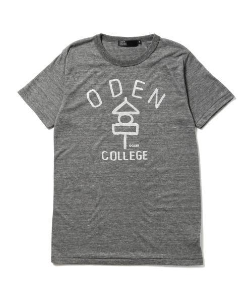 TOKYO CULTUART by BEAMS（トウキョウカルチャートバイビームス）の「かせきさいだぁ / ODEN COLLEGE T-shirt（Tシャツ/カットソー・メンズ・ホワイト/チャコールグレー・MEDIUM/X-LARGE/X-SMALL/LARGE/SMALL）」の4枚目の写真
