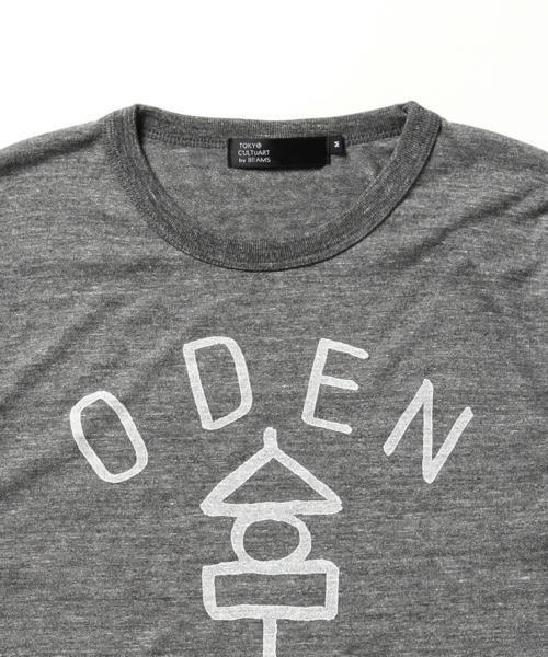 TOKYO CULTUART by BEAMS（トウキョウカルチャートバイビームス）の「かせきさいだぁ / ODEN COLLEGE T-shirt（Tシャツ/カットソー・メンズ・ホワイト/チャコールグレー・MEDIUM/X-LARGE/X-SMALL/LARGE/SMALL）」の9枚目の写真