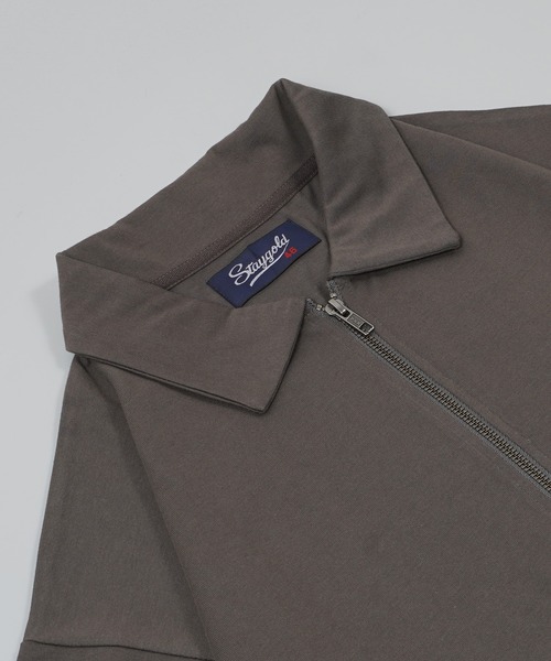 STAY GOLD(ステイゴールド)の「【STAYGOLD】ワンポイント刺繍 ハーフジップ Tシャツ / One-point Embroidery Half-zip T-shirt(Tシャツ/カットソー・メンズ・ネイビー/グリーン/ブラウン/ブラック・M/L)」の22枚目の写真