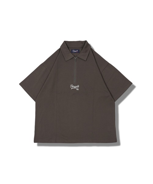 STAY GOLD(ステイゴールド)の「【STAYGOLD】ワンポイント刺繍 ハーフジップ Tシャツ / One-point Embroidery Half-zip T-shirt(Tシャツ/カットソー・メンズ・ネイビー/グリーン/ブラウン/ブラック・M/L)」の15枚目の写真