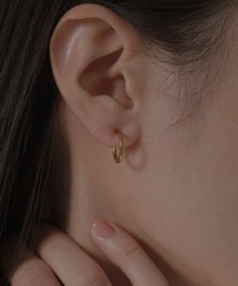 novice（ノーヴィス）の「【novice】Simple Hoop Earring［Stainless］（イヤリング）」