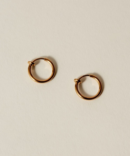 novice（ノーヴィス）の「【novice】Simple Hoop Earring［Stainless］（イヤリング・レディース・ゴールド/シルバー・FREE/ﾌﾘ-）」の11枚目の写真