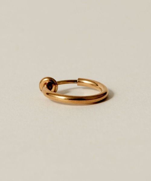 novice（ノーヴィス）の「【novice】Simple Hoop Earring［Stainless］（イヤリング・レディース・ゴールド/シルバー・FREE/ﾌﾘ-）」の12枚目の写真