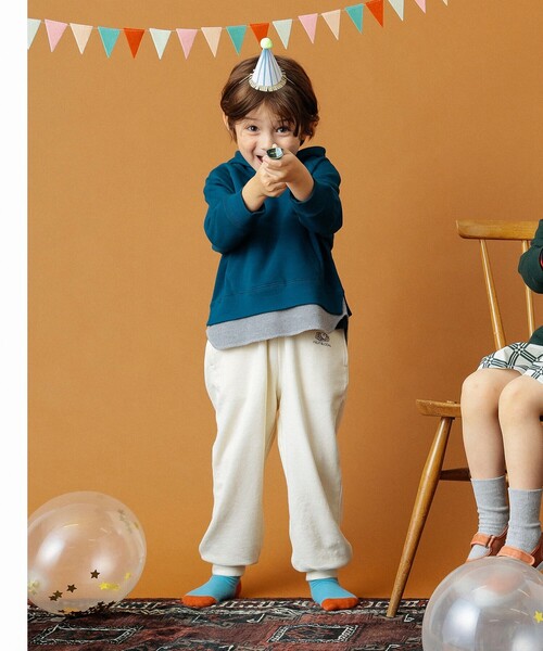 B:MING by BEAMS（ビーミングバイビームス）の「B:MING by BEAMS / レイヤード プルオーバー パーカー（100～160cm）（パーカー・キッズ・その他/レンガ/ダークブルー/ダークグリーン・150/140/130/120/100/160/110）」の15枚目の写真