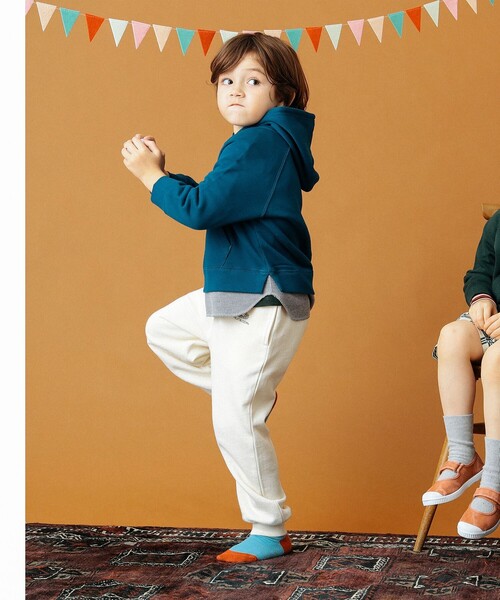 B:MING by BEAMS（ビーミングバイビームス）の「B:MING by BEAMS / レイヤード プルオーバー パーカー（100～160cm）（パーカー・キッズ・その他/レンガ/ダークブルー/ダークグリーン・150/140/130/120/100/160/110）」の16枚目の写真