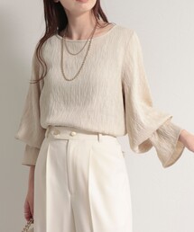 fredy emue | 楊柳袖口フレアーブラウス(シャツ/ブラウス)