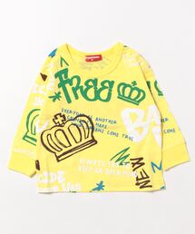 BABYDOLL（ベビードール）の「ラクガキ 総柄 ロングTシャツ 8612K（Tシャツ/カットソー）」