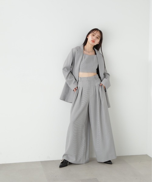 JILL by JILL STUART(ジルバイジルスチュアート)の「◇スリーピーススーツ パンツ(その他パンツ・レディース・ホワイト系その他/クリアブラック/グレー・SMALL/MEDIUM)」の21枚目の写真