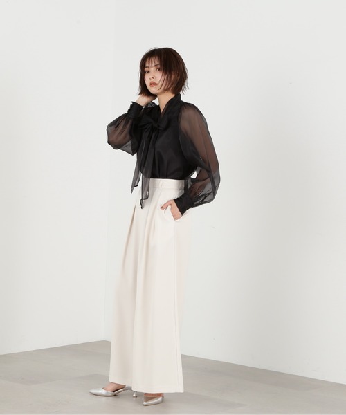 JILL by JILL STUART(ジルバイジルスチュアート)の「◇スリーピーススーツ パンツ(その他パンツ・レディース・ホワイト系その他/クリアブラック/グレー・SMALL/MEDIUM)」の7枚目の写真