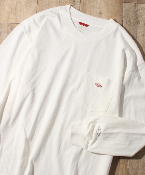 BALL(ボール)の「【BALL/ボール】ヘビーウエイトコットン ポケット付き ビッグシルエットロングスリーブTシャツ(Tシャツ/カットソー・メンズ・ブラック/オフホワイト/モカ/ブルー/チャコール/オートミール/ブルー系1/ブラック系1/グレー系1/ブラウン系その他/ホワイト系1・LL/L/M)」の3枚目の写真