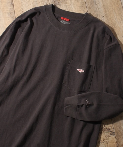 BALL(ボール)の「【BALL/ボール】ヘビーウエイトコットン ポケット付き ビッグシルエットロングスリーブTシャツ(Tシャツ/カットソー・メンズ・ブラック/オフホワイト/モカ/ブルー/チャコール/オートミール/ブルー系1/ブラック系1/グレー系1/ブラウン系その他/ホワイト系1・LL/L/M)」の6枚目の写真