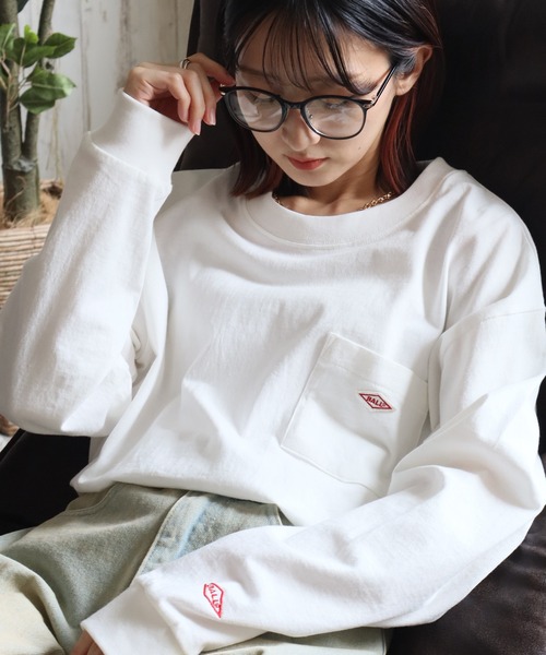 BALL(ボール)の「【BALL/ボール】ヘビーウエイトコットン ポケット付き ビッグシルエットロングスリーブTシャツ(Tシャツ/カットソー・メンズ・ブラック/オフホワイト/モカ/ブルー/チャコール/オートミール/ブルー系1/ブラック系1/グレー系1/ブラウン系その他/ホワイト系1・LL/L/M)」の2枚目の写真