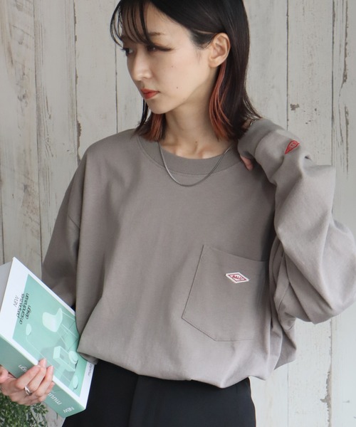 BALL(ボール)の「【BALL/ボール】ヘビーウエイトコットン ポケット付き ビッグシルエットロングスリーブTシャツ(Tシャツ/カットソー・メンズ・ブラック/オフホワイト/モカ/ブルー/チャコール/オートミール/ブルー系1/ブラック系1/グレー系1/ブラウン系その他/ホワイト系1・LL/L/M)」の7枚目の写真