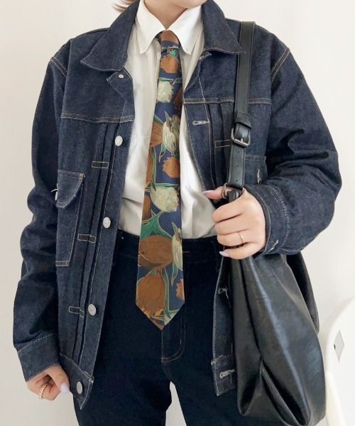 Port（ポート）の「レトロ柄 アソート ネクタイ / ヴィンテージ風 総柄 ネクタイ #（ネクタイ・レディース・G/H/F/E/D/A/C/B/J/I/K/L/M/N/Z/X/W/V/U/その他1/その他/Y/Q/O/T/S/R/P・FREE）」の11枚目の写真