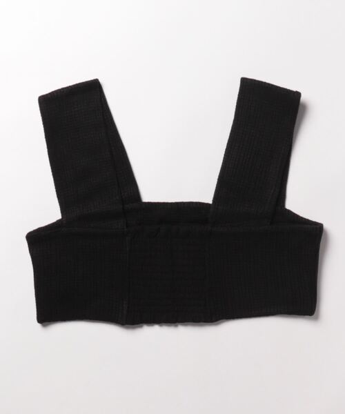 Q（キュー）の「ニットソービスチェ（ベスト・レディース・ブラック/グレー・MEDIUM）」の5枚目の写真