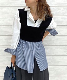 Q | ニットビスチェ(ベスト)