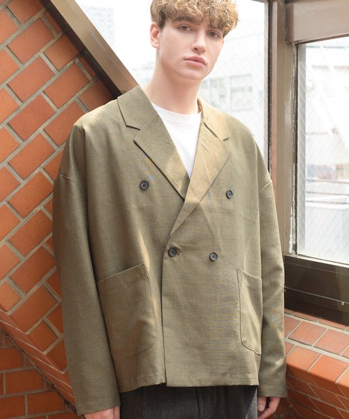 Beautiful Harmony（ビューティフルハーモニー）の「シャンブレーダブルテーラードJK（テーラードジャケット・メンズ・ブラック/ダークネイビー/カーキ・LL/MEDIUM/LARGE）」の12枚目の写真