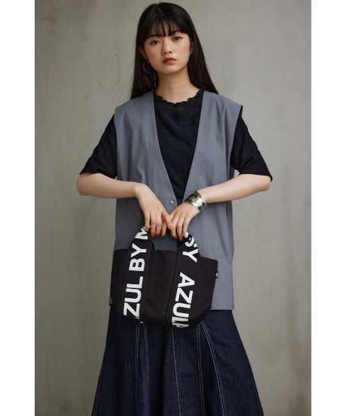 AZUL by moussy（アズールバイマウジー）の「AZUL ロゴキャンバストートバッグ（トートバッグ・メンズ・ブラック・FREE）」の10枚目の写真