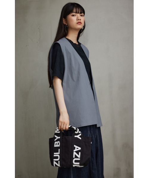 AZUL by moussy（アズールバイマウジー）の「AZUL ロゴキャンバストートバッグ（トートバッグ・メンズ・ブラック・FREE）」の11枚目の写真