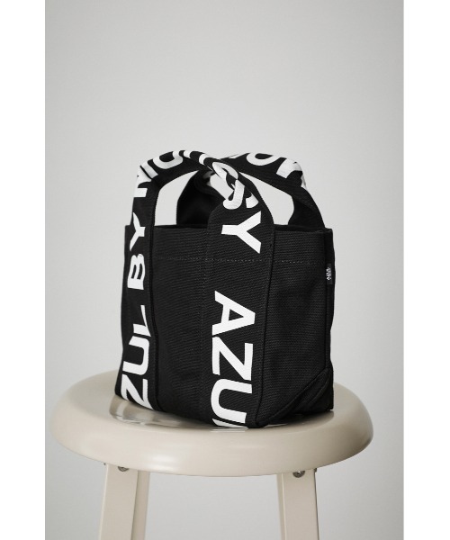 AZUL by moussy（アズールバイマウジー）の「AZUL ロゴキャンバストートバッグ（トートバッグ・メンズ・ブラック・FREE）」の3枚目の写真