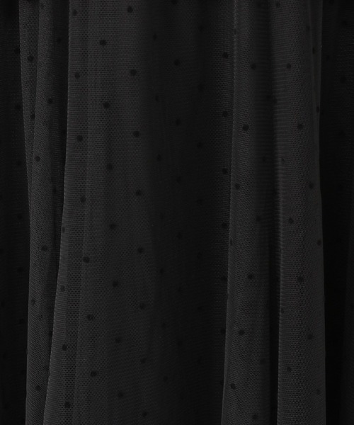 studio CLIP(スタディオクリップ)の「ドットチュールスカート(スカート・レディース・ブラック/モカ・FREE)」の13枚目の写真