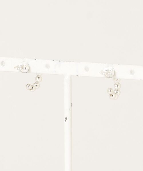TONE SELECT GOODS(トーンセレクトグッズ)の「【925 SILVER ACC】ボールサークルピアスSV925(OG)(ピアス(両耳用)・レディース・シルバー・FREE)」の2枚目の写真