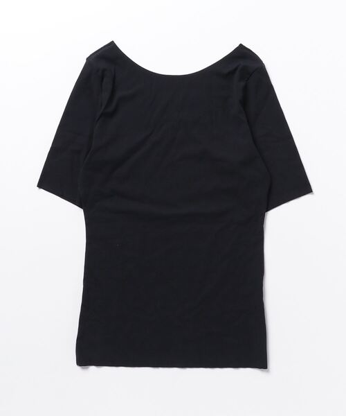 GUNZE(グンゼ)の「GUNZE グンゼ KIREILABO キレイラボ 5分袖インナー レディース(Tシャツ/カットソー・レディース・グリーン/ブラック/パープル・MEDIUM)」の10枚目の写真