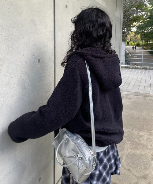 セール】☆ボアっとフーディブルゾン / ボアっとフーディくま耳