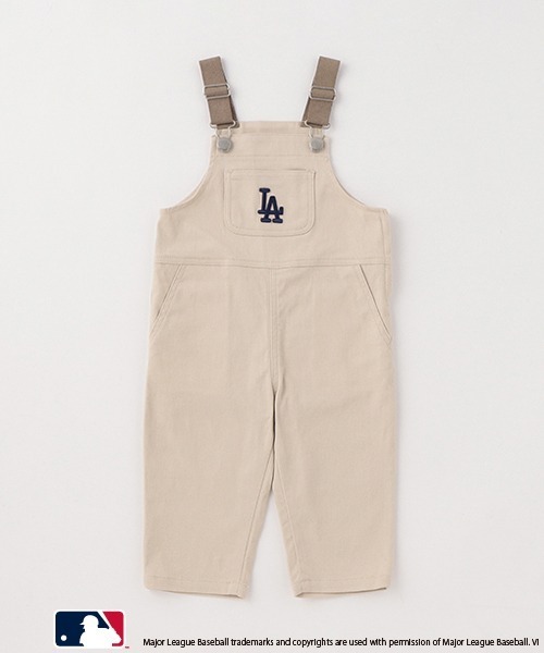 petit main(プティマイン)の「【MLB】サロペット(サロペット/オーバーオール・キッズ・ブラック/ベージュ/ネイビー・M/L/S)」の3枚目の写真