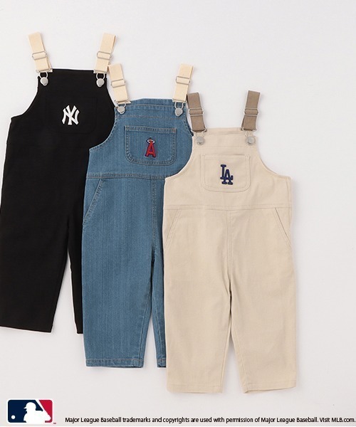 petit main(プティマイン)の「【MLB】サロペット(サロペット/オーバーオール・キッズ・ブラック/ベージュ/ネイビー・M/L/S)」の8枚目の写真