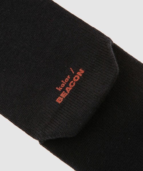 kolor BEACON（カラービーコン）の「24SBM-A05535（ソックス/靴下・メンズ・ブラック/グリーン・FREE）」の3枚目の写真