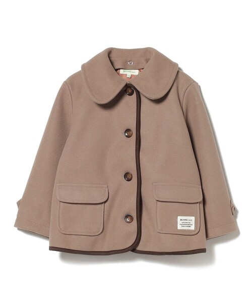 BEAMS mini(ビームスミニ)の「BEAMS mini / 2way カラー メルトン コート (90~150cm)(その他アウター・キッズ・ブラウン系その他4/オリーブ・140/100/130/120/90/110/150)」の11枚目の写真