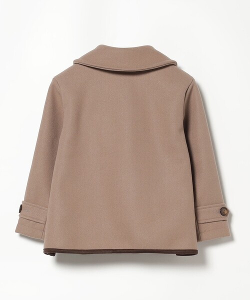 BEAMS mini(ビームスミニ)の「BEAMS mini / 2way カラー メルトン コート (90~150cm)(その他アウター・キッズ・ブラウン系その他4/オリーブ・140/100/130/120/90/110/150)」の13枚目の写真
