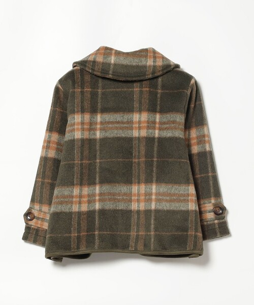 BEAMS mini(ビームスミニ)の「BEAMS mini / 2way カラー メルトン コート (90~150cm)(その他アウター・キッズ・ブラウン系その他4/オリーブ・140/100/130/120/90/110/150)」の19枚目の写真