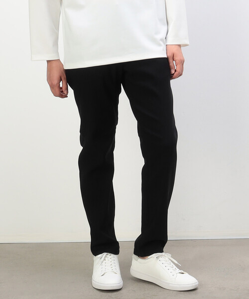 COMME CA ISM(コムサイズム)の「裏起毛 ストレッチ スキニーパンツ(その他パンツ・メンズ・ブラック/モカ/グレー/チャコール・MEDIUM/LARGE/SMALL/X-LARGE)」の2枚目の写真