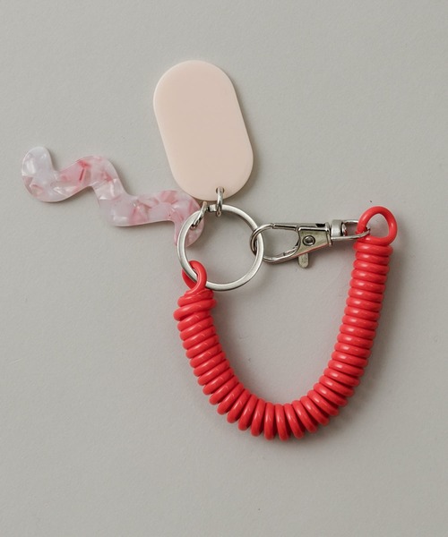 SMELLY（スメリー）の「コイルチェーンキーホルダー（キーホルダー・レディース・グリーン/ブルー/イエロー/ピンク/オレンジ/レッド/パープル/ライトブルー・-）」の7枚目の写真