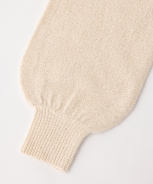 MIEL CRISHUNANT（ミエルクリシュナ）の「前後2WAYロングニットカーディガン（ニット/セーター・レディース・アイボリー/ダークブラウン/ブラック・FREE）」の17枚目の写真