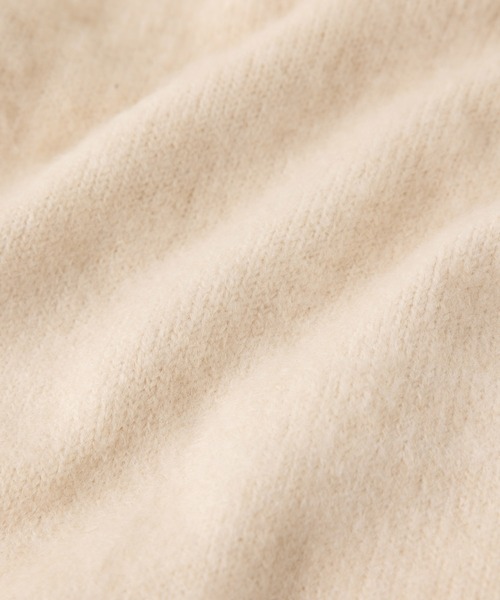 MIEL CRISHUNANT（ミエルクリシュナ）の「前後2WAYロングニットカーディガン（ニット/セーター・レディース・アイボリー/ダークブラウン/ブラック・FREE）」の20枚目の写真