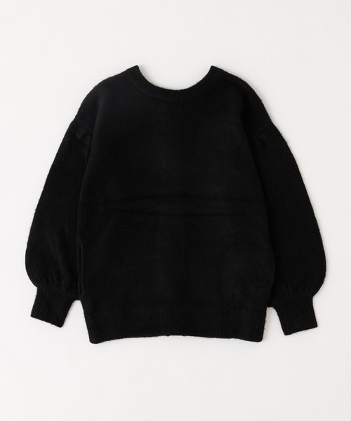 MIEL CRISHUNANT（ミエルクリシュナ）の「前後2WAYロングニットカーディガン（ニット/セーター・レディース・アイボリー/ダークブラウン/ブラック・FREE）」の22枚目の写真