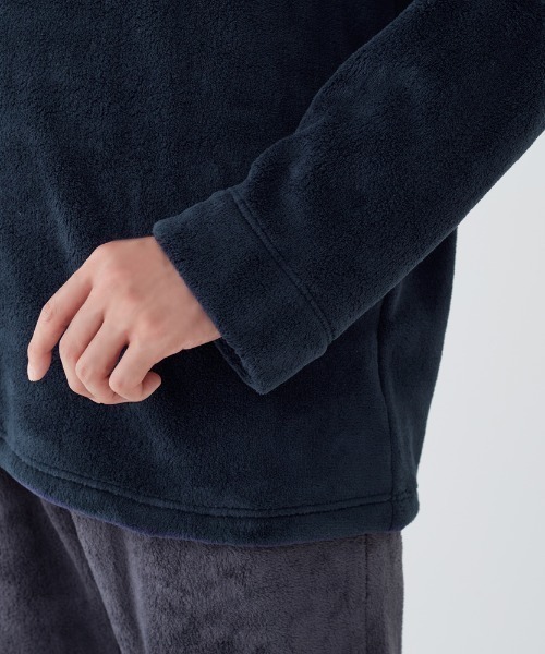 COMME CI COMME CA（コムシコムサ）の「COMME CI COMME CA/コムシコムサ　ルームウェア　長袖長パンツ　ボアフリース（ルームウェア/パジャマ・メンズ・ネイビー/グレー/チャコールグレー・MEDIUM/LARGE/X-LARGE）」の8枚目の写真