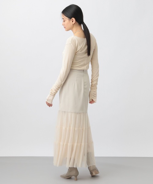 A part by(アパートバイ)の「【前後2WAY】メローボート_長袖(Tシャツ/カットソー・レディース・オフホワイト/マスタード/ブラック/アイボリー・FREE)」の9枚目の写真